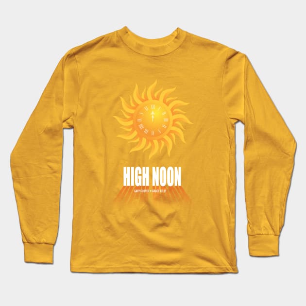 High Noon - Alternative Movie Poster Long Sleeve T-Shirt by MoviePosterBoy